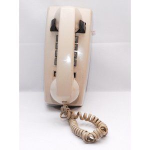 ITT Beige Vintage Wall Phone Push Button Collectible #TSC-SLT TX